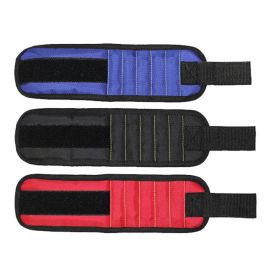 Fifteen-Compartment Powerful Magnetic Wristband (Option: Red-Five rows of 10 magnets)