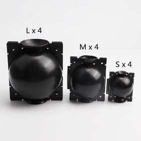 Plant High Pressure Propagation Box Tree Grafting Growth Ball (Option: Black-Set B)